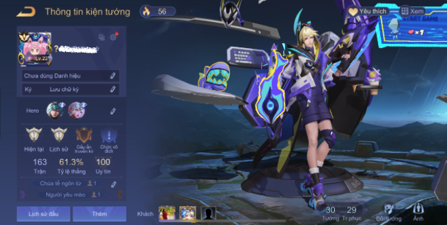 Rip - 30 Tướng -  29 Skin -  Laville Chiến Thần Moba - Mã #34398836