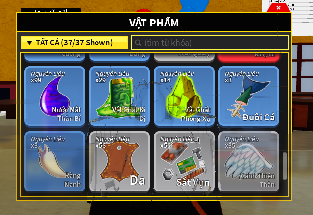 Sale: Đang giảm giá Level : Max Melee : 3-5 Sea : Random Devil Fruit : Awakend, 1M+ - Mã #33919200