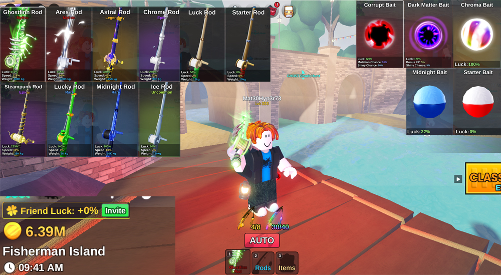 ACC CÓ Ghostfinn Rod + 6.39m coin - Mã #78804984