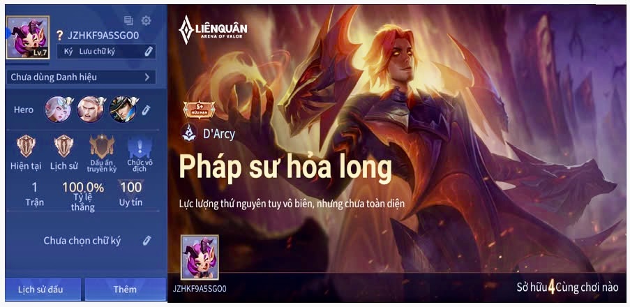 D'Arcy Pháp sư hoả long - Mã #78033423