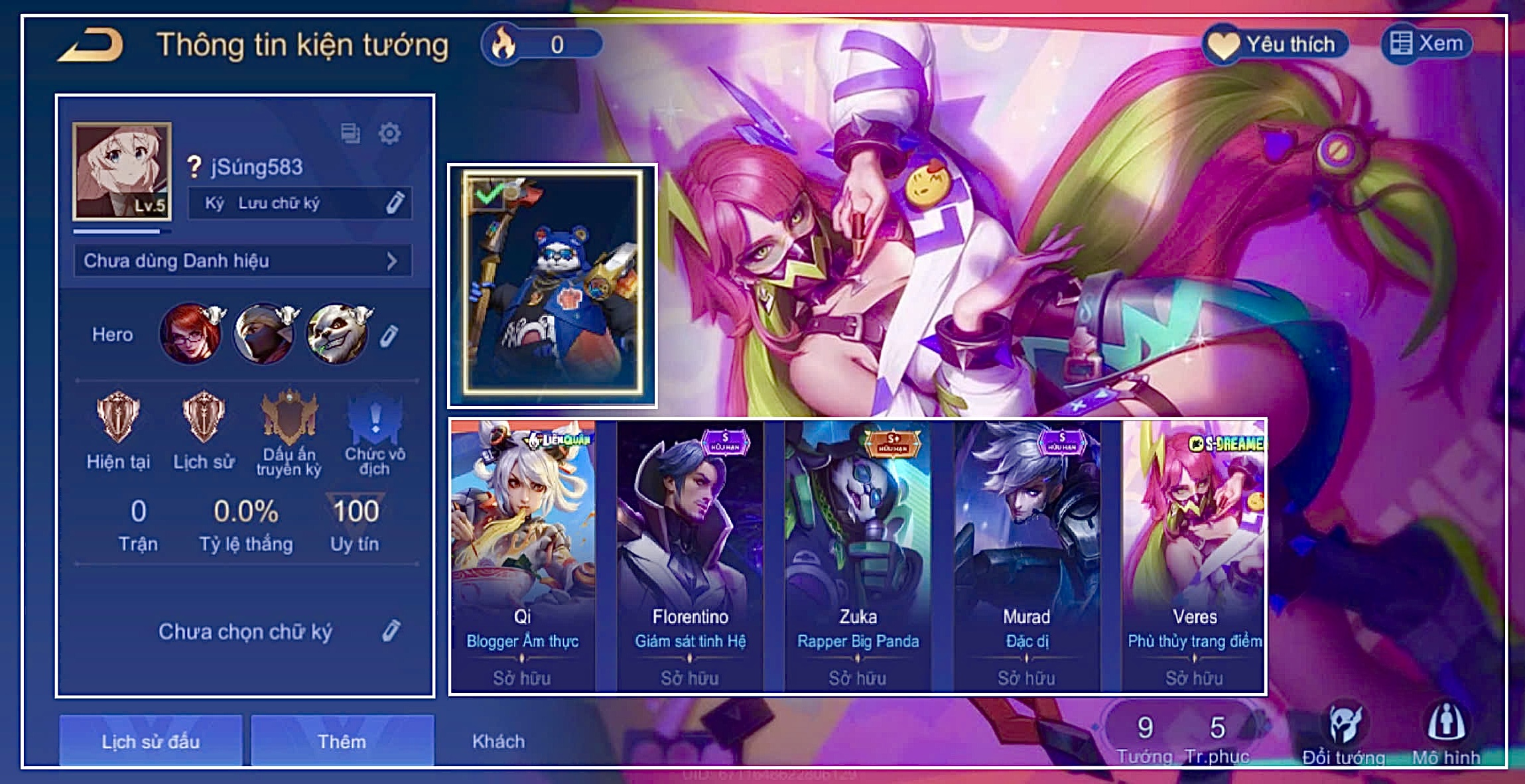 Veres Phù thuỷ trang điểm - Mã #94840523