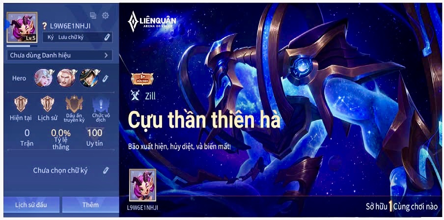 Zill Cựu thần thiên hà - Mã #92846595