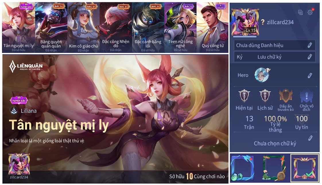 Liliana Tân nguyệt mị ly - Mã #31137985