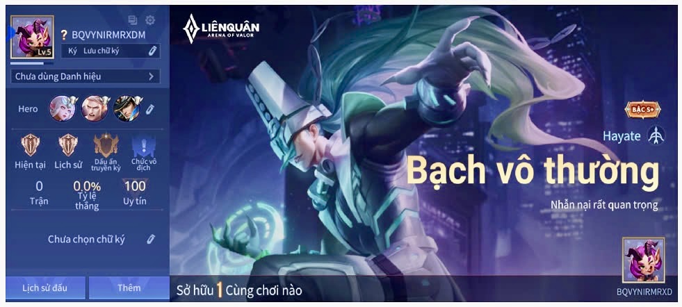 Hayate Bạch vô thường - Mã #80243346