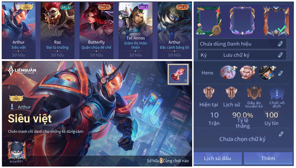 Arthur siêu việt - Mã #26655921