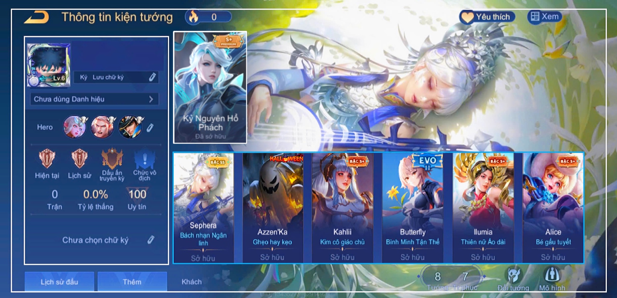 Sephera Bách nhạn Nhân linh - Mã #83073527