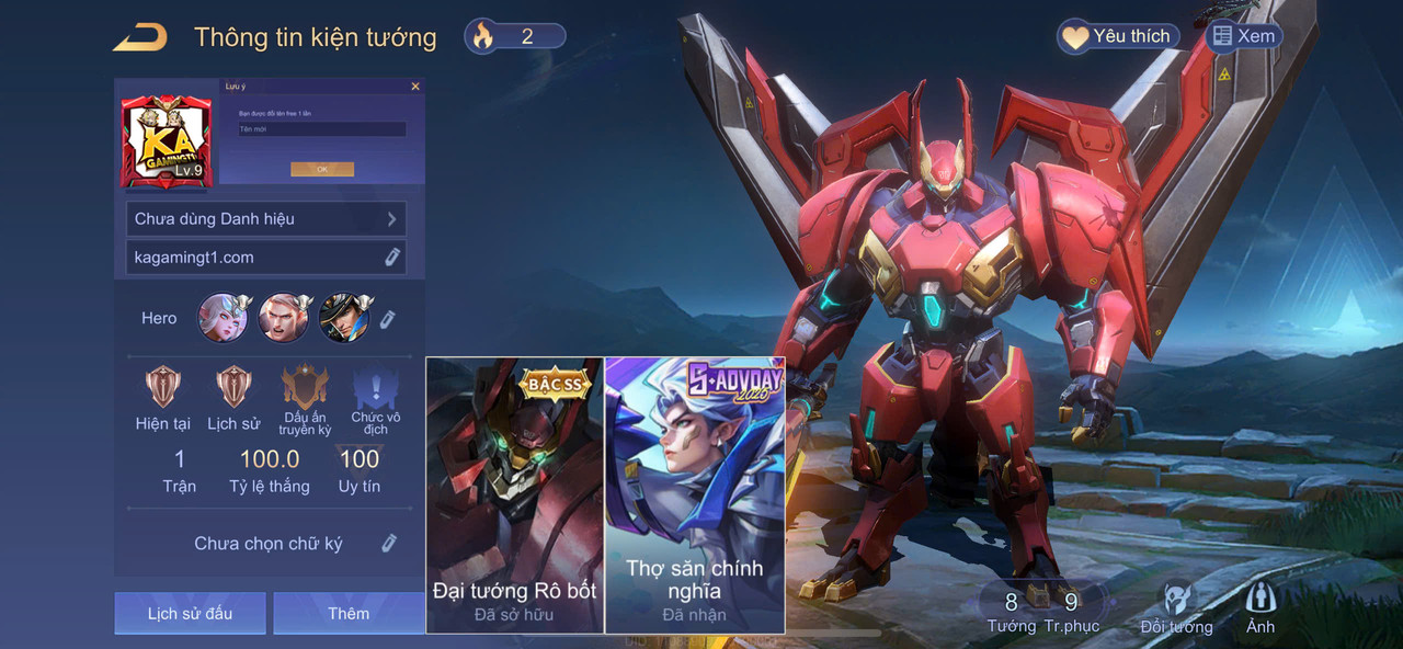 ( Reg ) Maloch Đại tướng Rô bốt - Mã #33074824