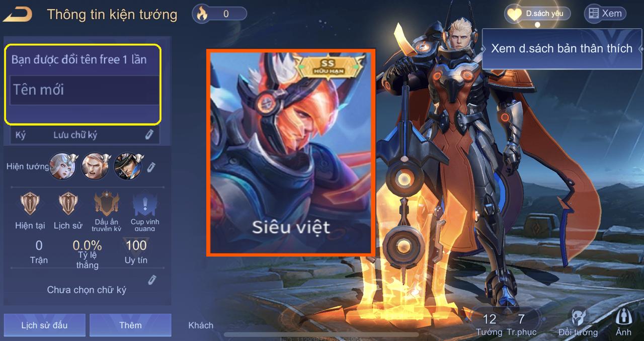 ACC REG CÓ SKIN ATHUR - Mã #29106569
